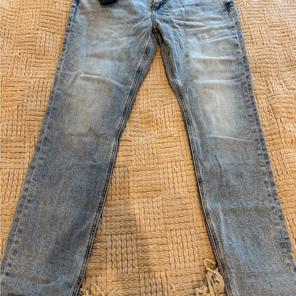 rag & bone Women's Light Blue Boyfriend Jeans